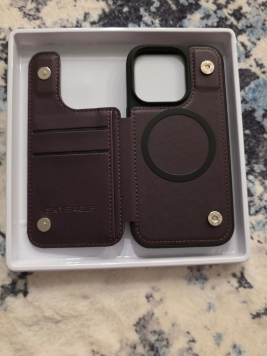 Other - 💥💥5 For $25💥💥 Magnetic Wallet Phone Case - Dark Plum